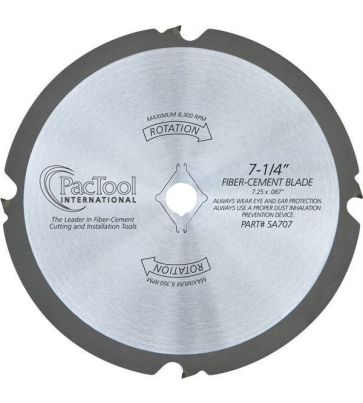 SA707 7-1/4” Fiber-Cement Blade 