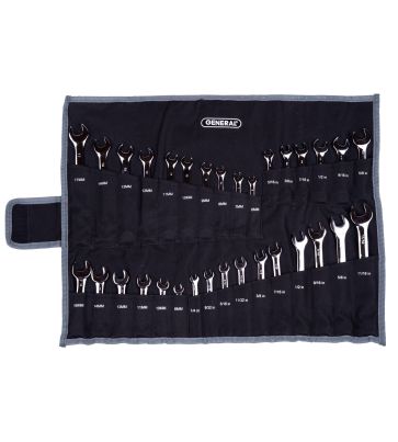 32 Piece Combination Wrench Set (SAE + Metric)